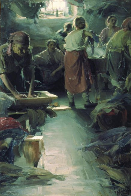 Die Wäscherinnen von Abram Efimovich Arkhipov
