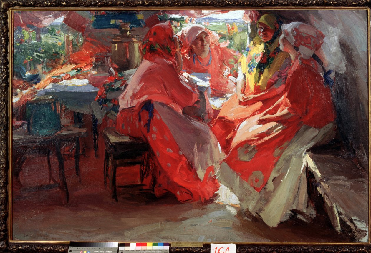 Die Besucher von Abram Efimovich Arkhipov