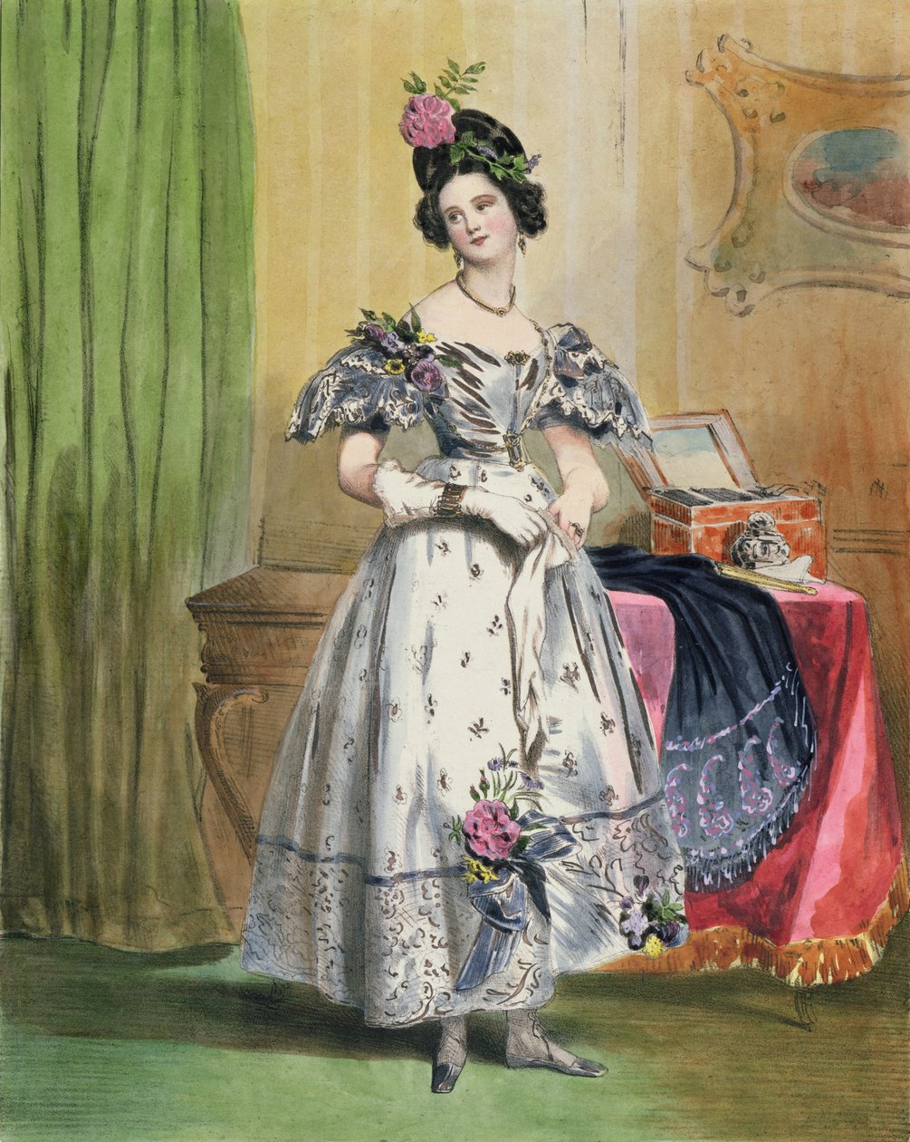 Elf Uhr abends, 1830-48 von Achille Devéria