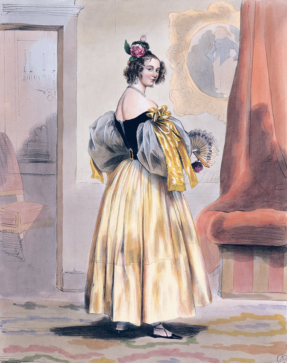 Mitternacht von Achille Devéria