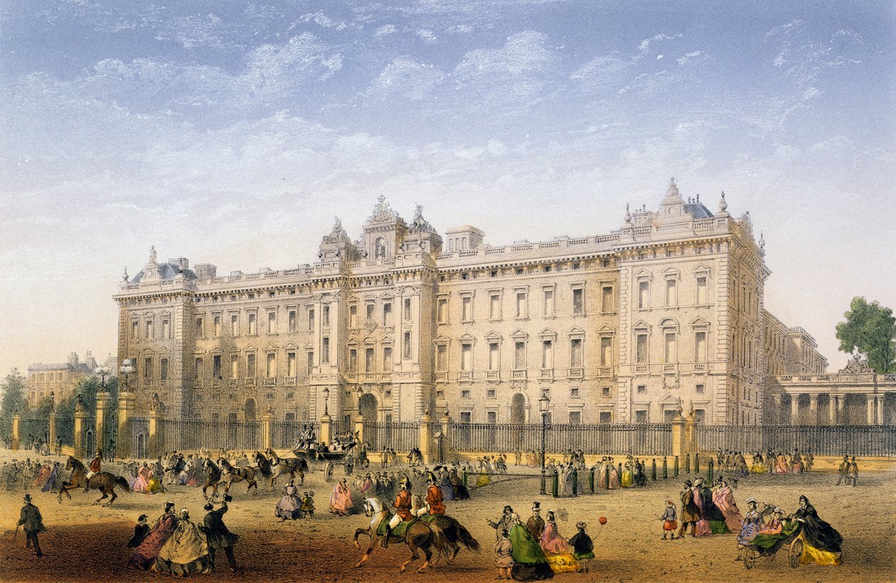 Buckingham Palace, ca. 1862 von Achille Louis Martinet