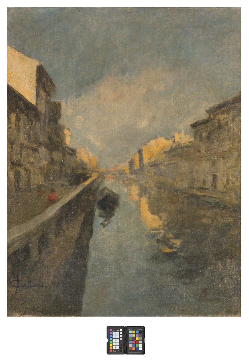 Naviglio, 1925 von Achille Cattaneo