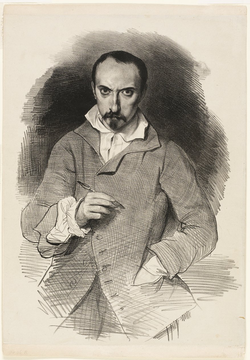 Selbstporträt von Achille Devéria