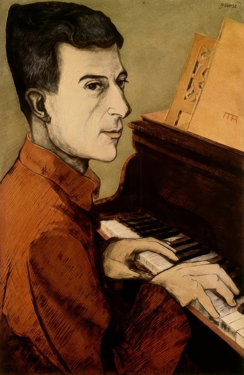Maurice Ravel von Achille Ouvré