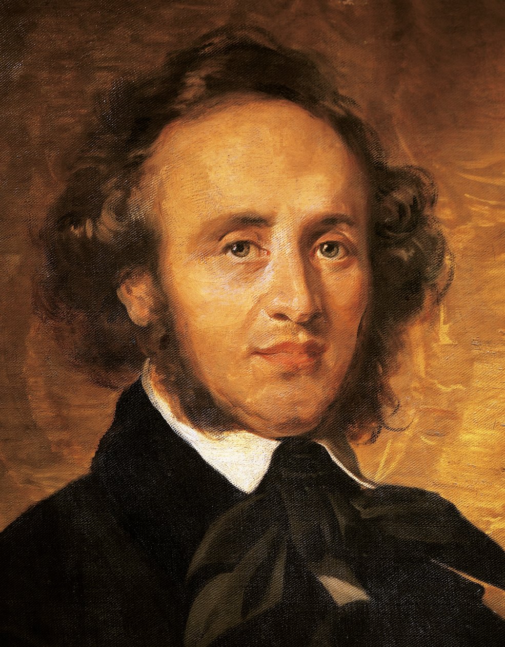 Porträt von Felix Mendelssohn Bartholdy von Achille Talarico
