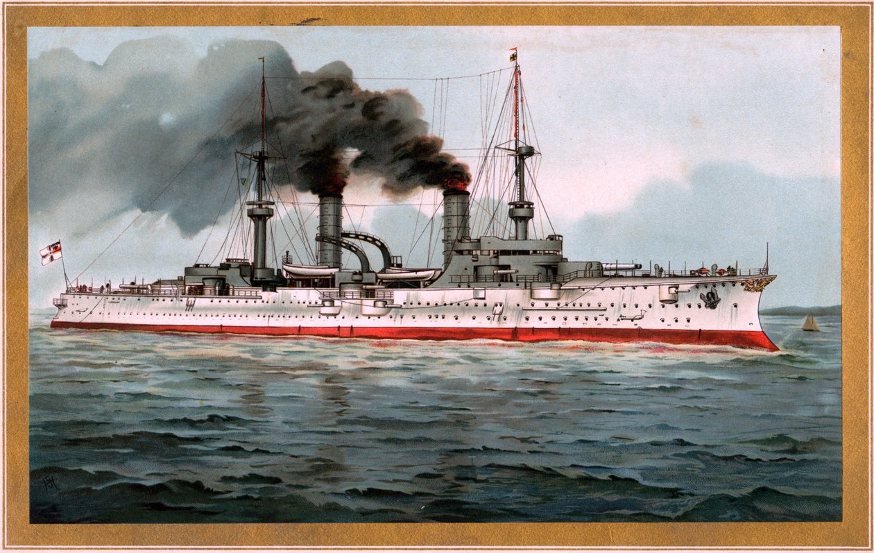 S.M. Großer Kreuzer Fürst Bismarck von Adam Cuerden