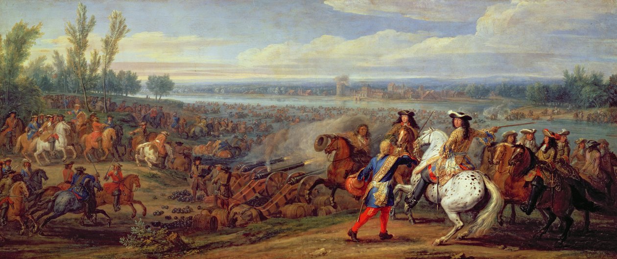 Die Überquerung des Rheins, 12. Juni 1672 von Adam Frans van der Meulen