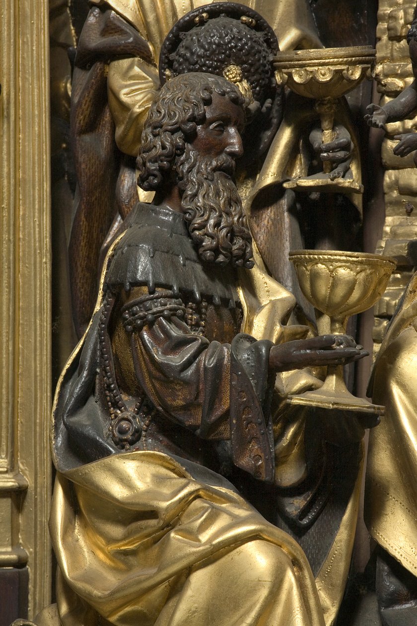 Anbetung der Könige (Detail) von Adam Kraft