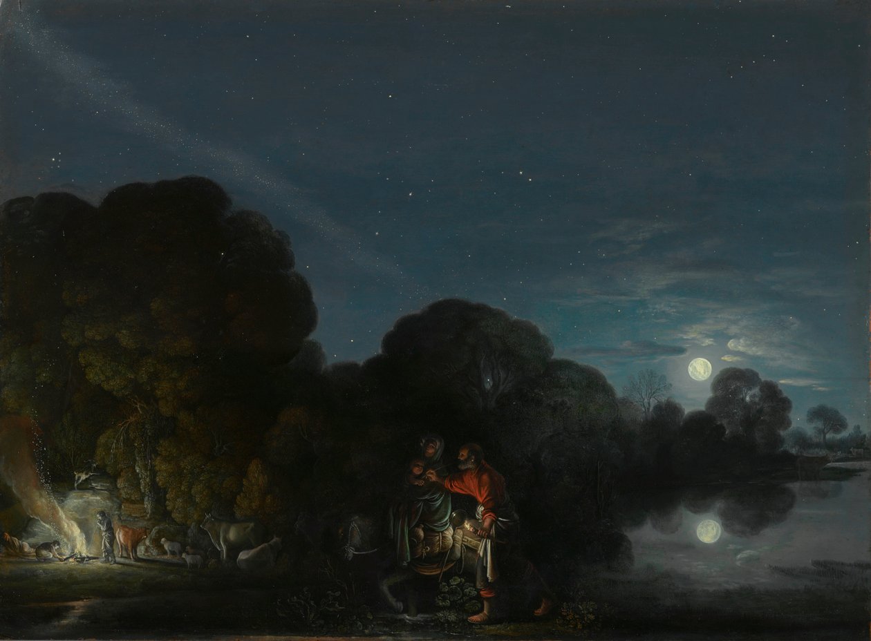 Die Flucht nach Ägypten von Adam Elsheimer