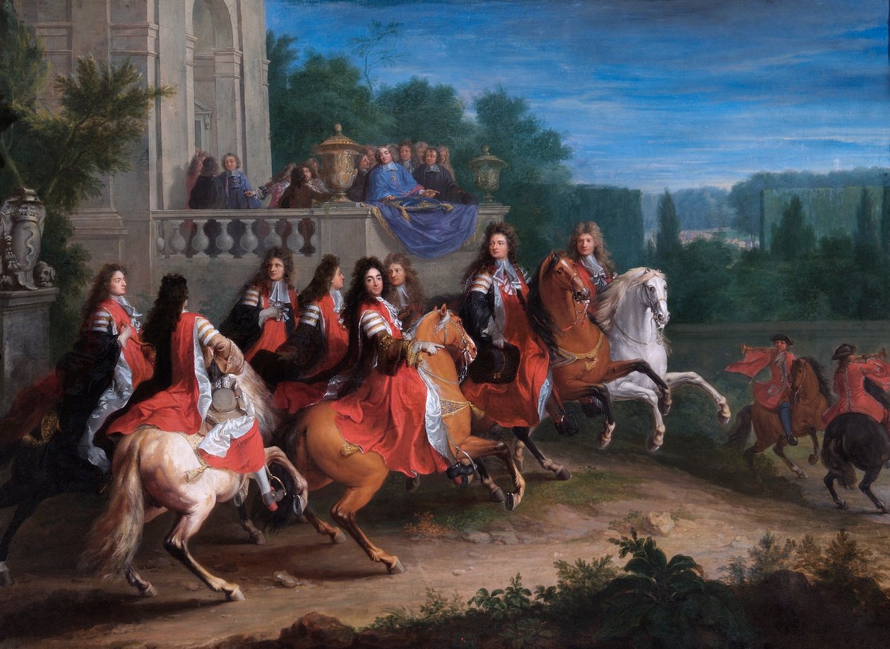 Die Familie Colbert, ca. 1680-1683 von Adam Frans van der Meulen