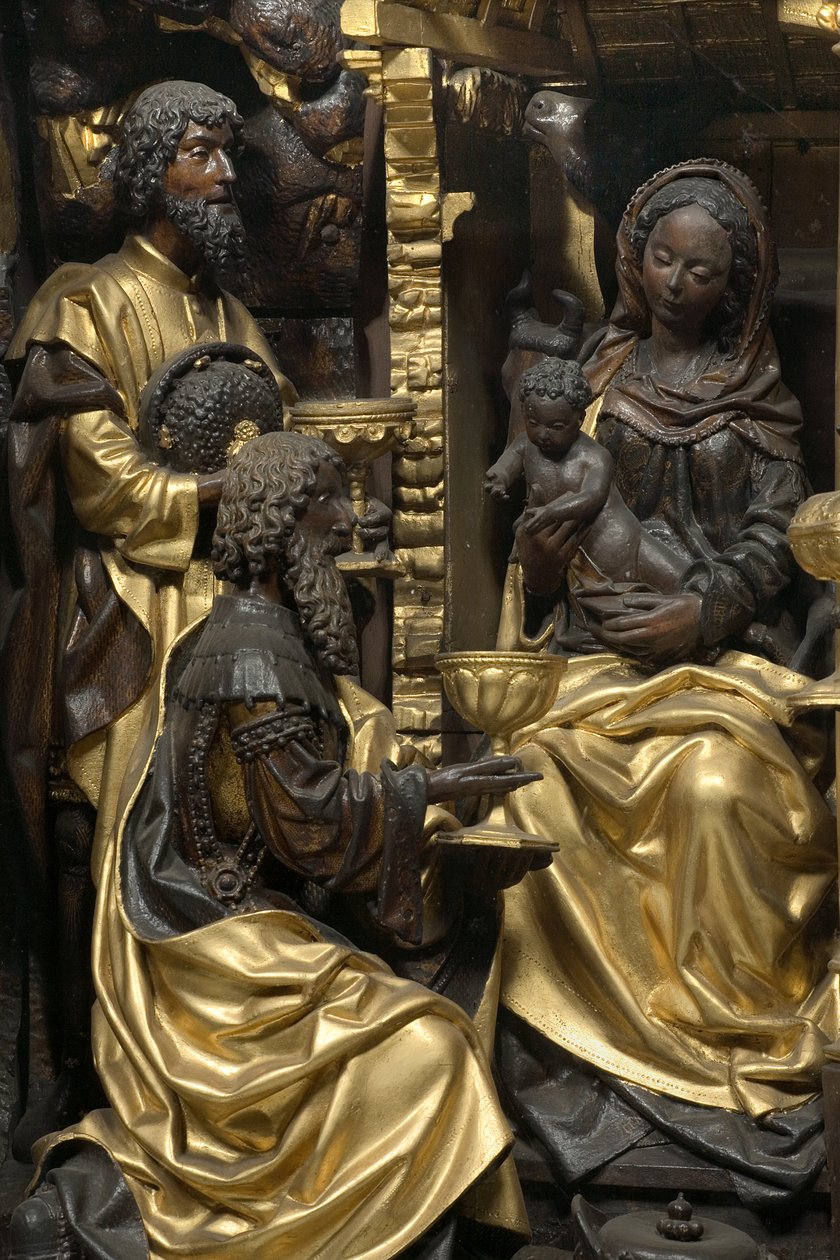 Anbetung der Könige (Detail) von Adam Kraft