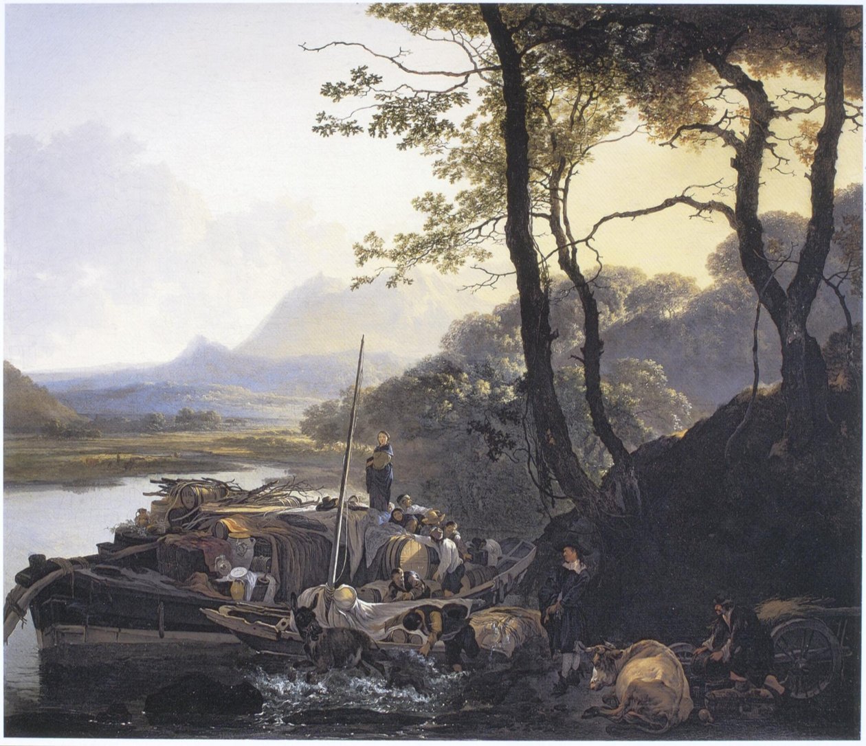Die Fähre von Adam Pynacker