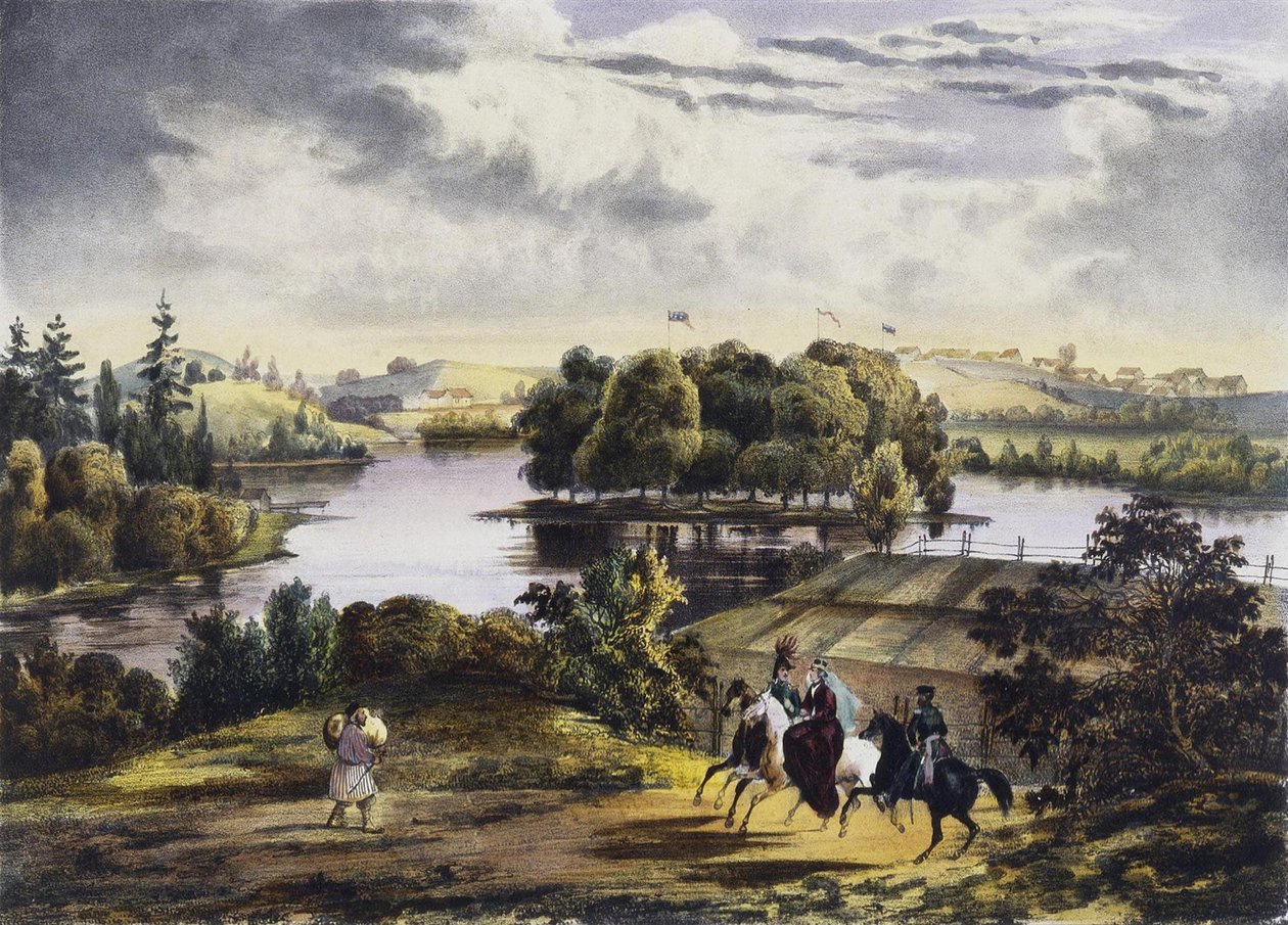 Ansicht von Izhora, 1833 von Adam Tirpeune