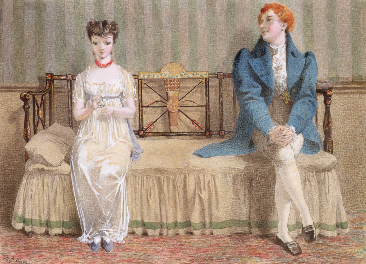 Werben, 1868 von Adelaide Claxton