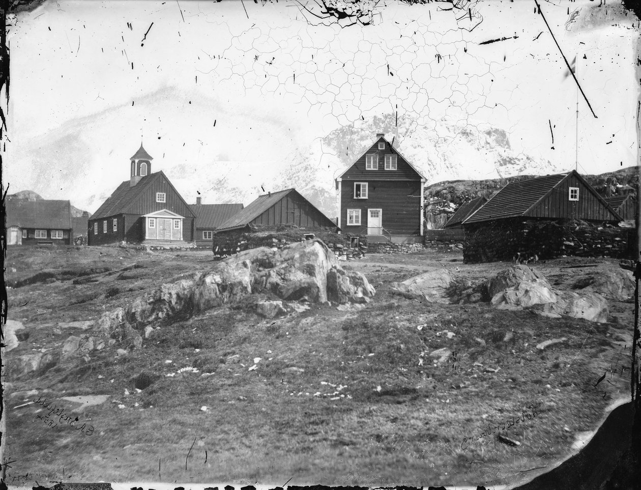 Holsteinborg (heute Sisimiut) von Admiral Edward Augustus Inglefield