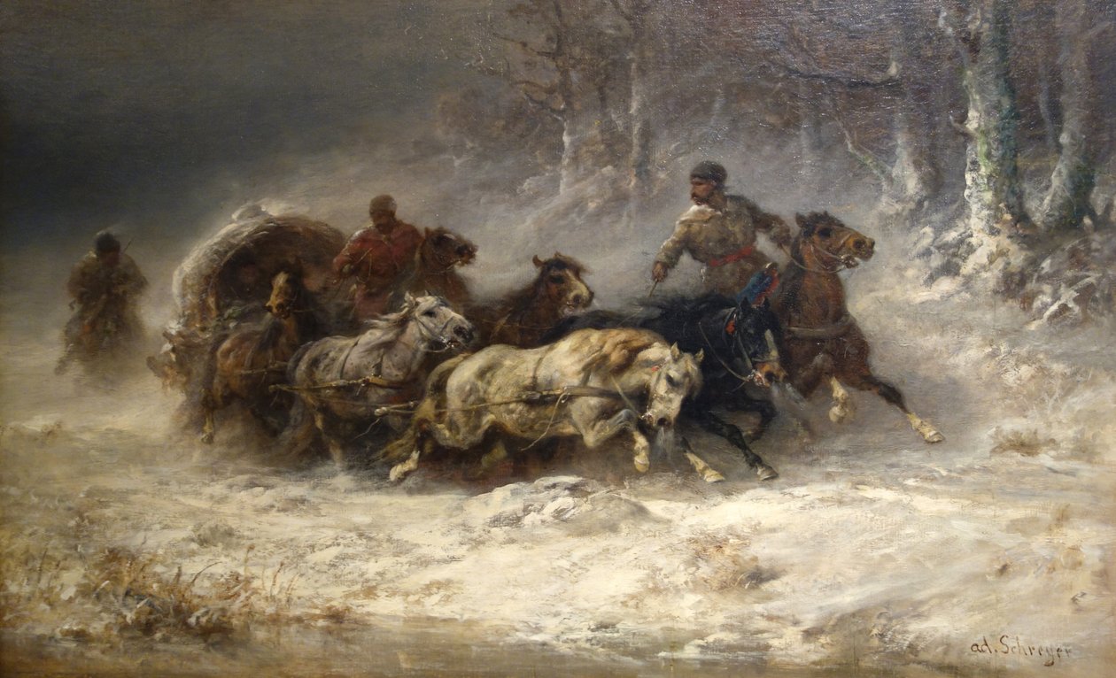 Flucht aus Moskau von Adolf Schreyer