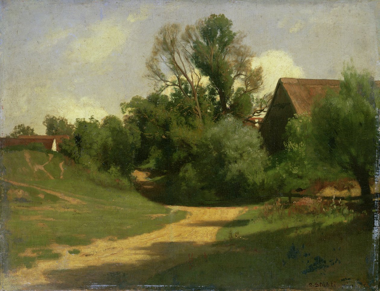 Landschaft bei Oberaudorf von Adolf Stabli