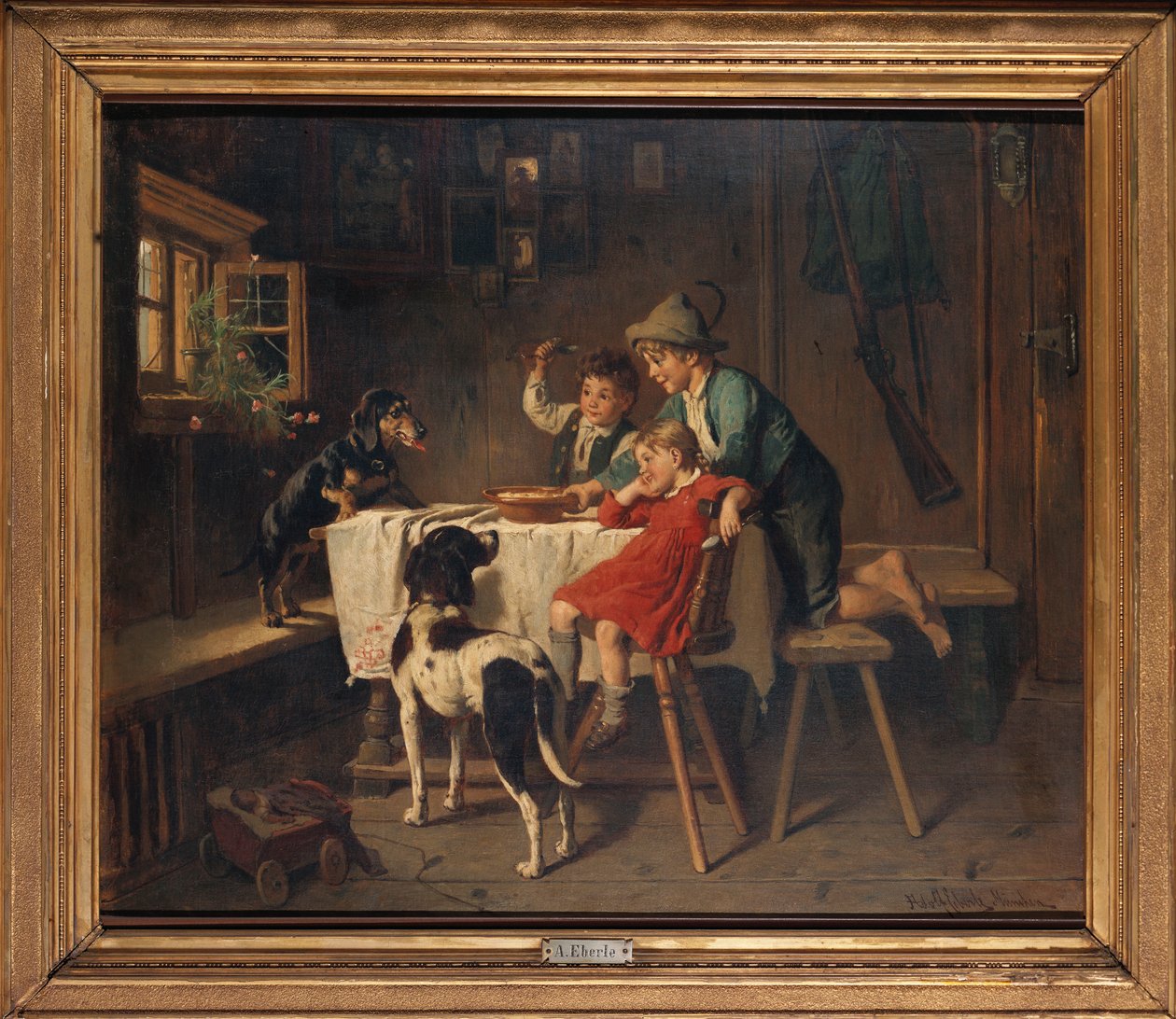 Frühstückszeit von Adolf Eberle