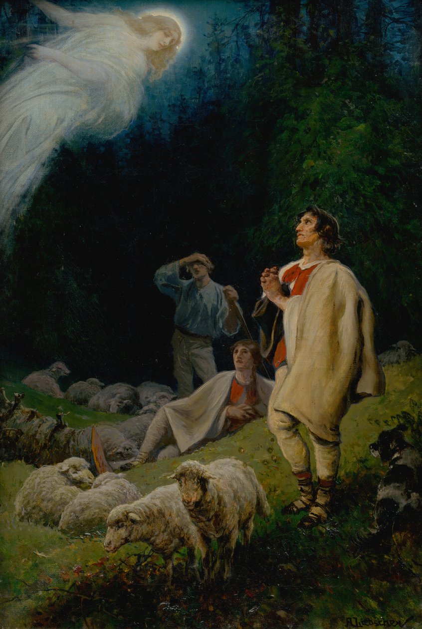 Die Verkündigung an die Hirten von Adolf Liebscher