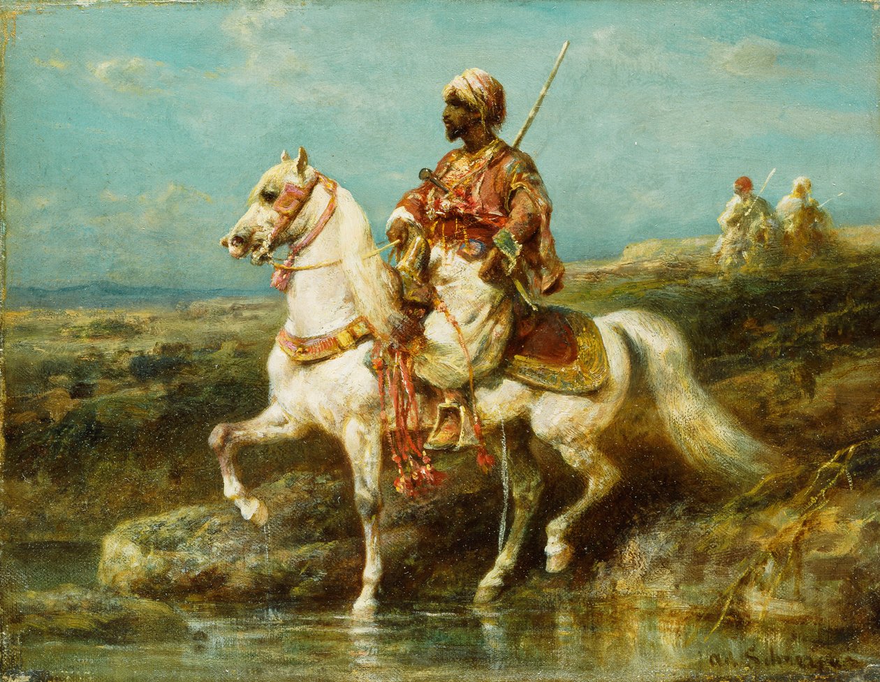 Arabischer Reiter von Adolf Schreyer