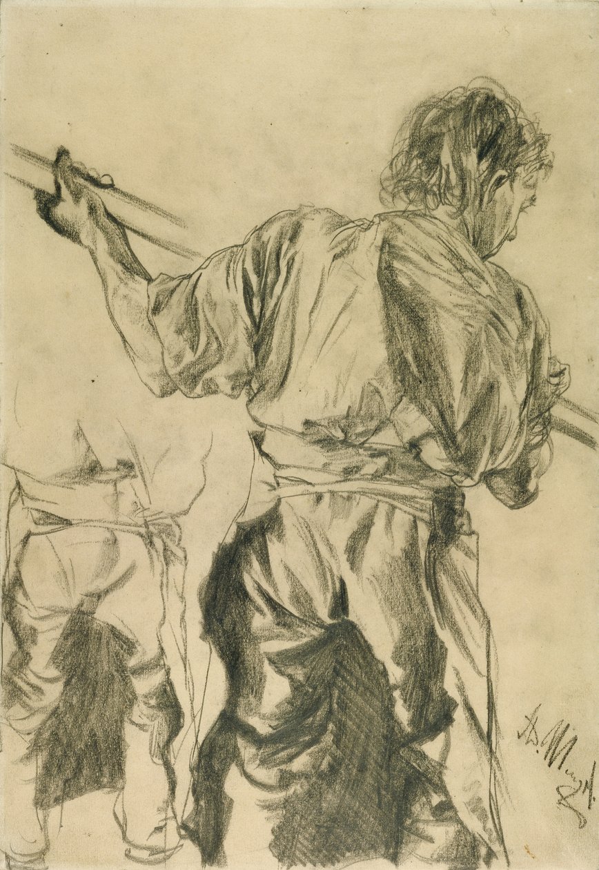 Figurenstudien von Adolf von Menzel