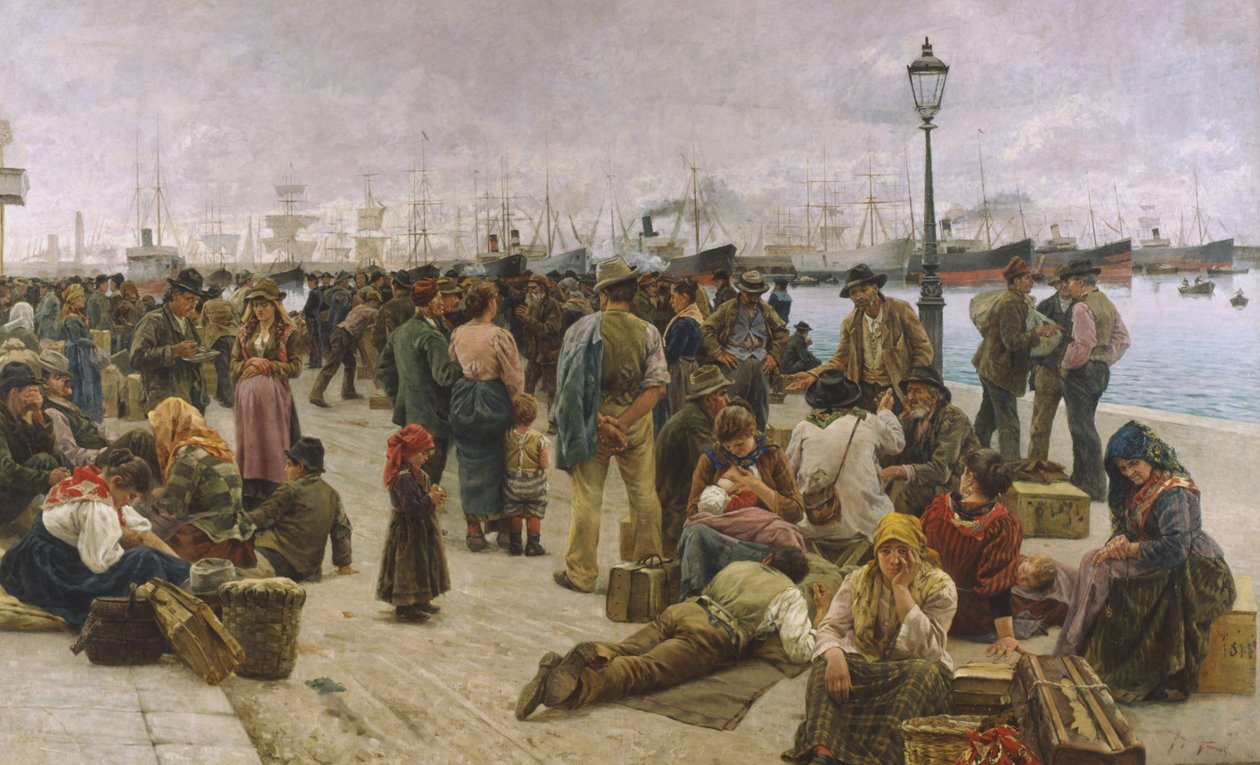 Auswanderer von Adolfo Tommasi