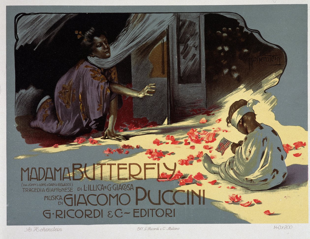 „Madame Butterfly“ von Puccini von Adolfo Hohenstein