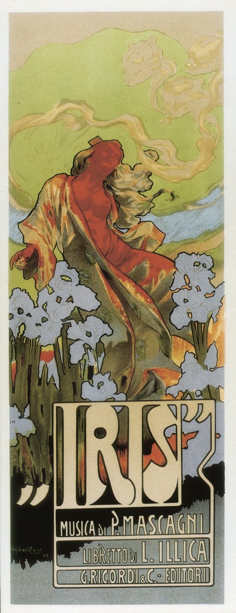 Oper "Iris" von Pietro Mascagni von Adolfo Hohenstein