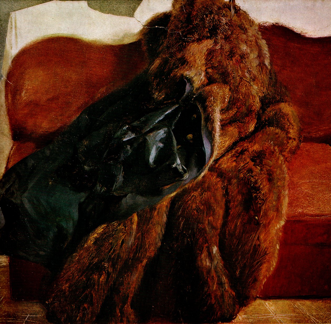 Der Pelz des Künstlers von Adolph Menzel