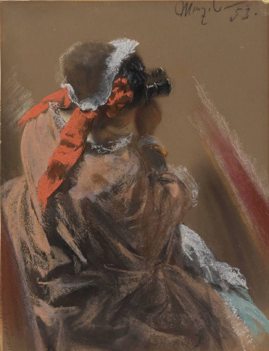 Opernball Studie von Adolph Menzel