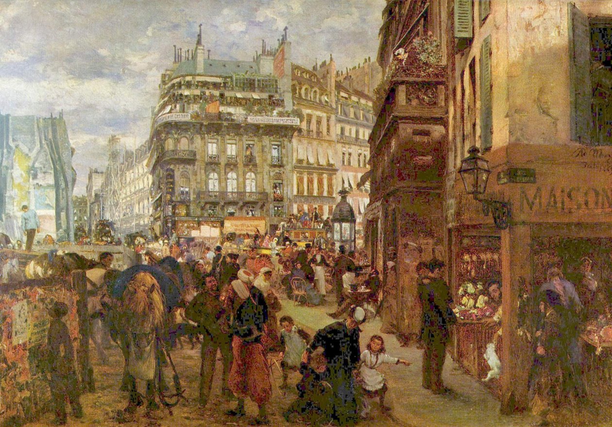 Pariser Wochentag von Adolph Menzel