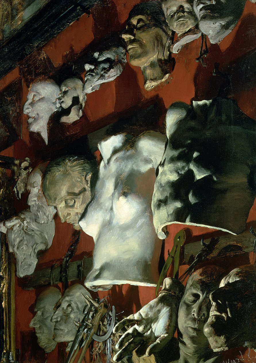 Atelierwand von Adolph Menzel
