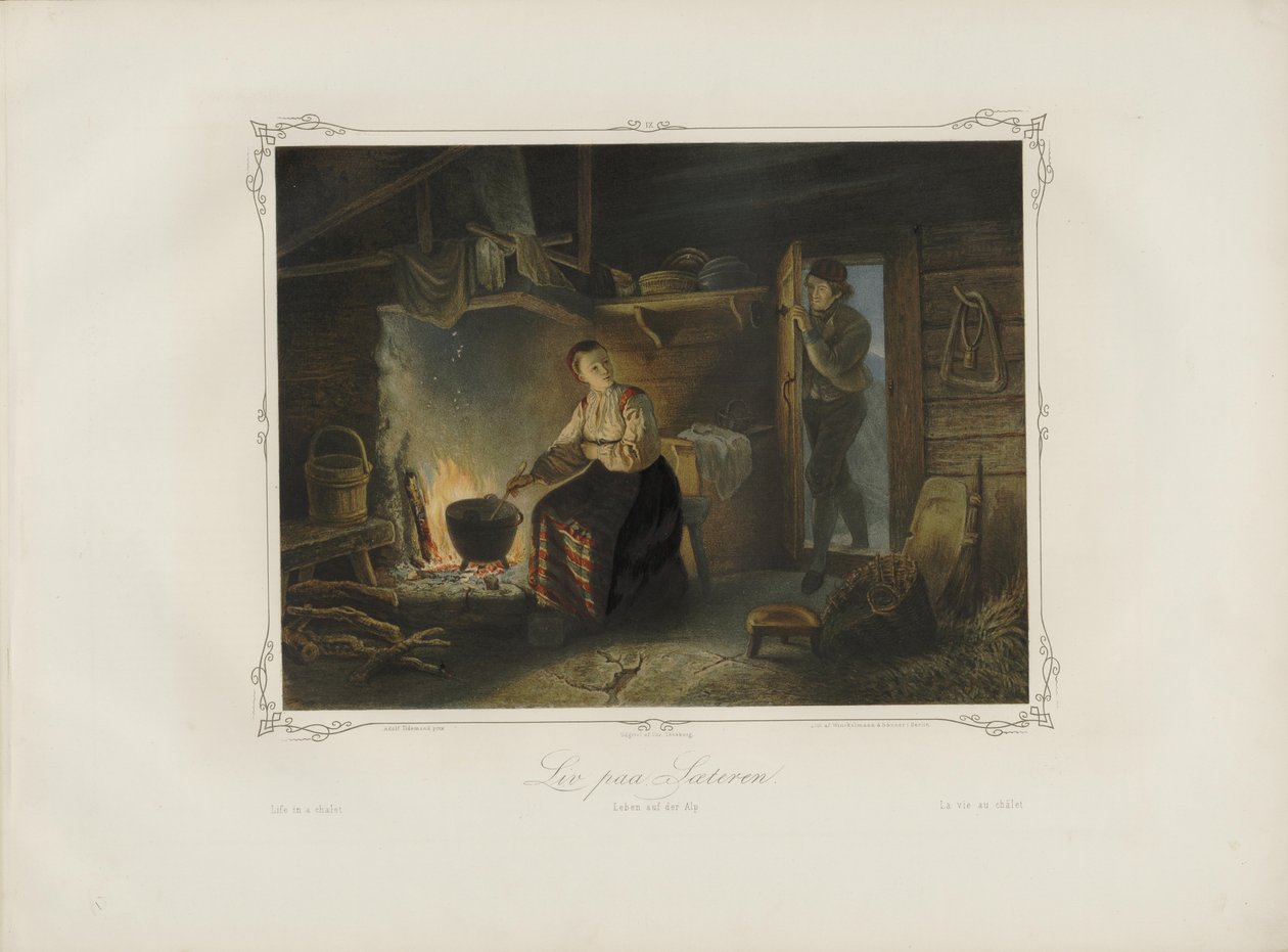 Norske Folkelivsbilleder von Adolph Tidemand