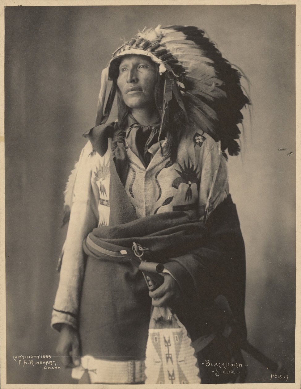 Blackhorn, Sioux von Adolph F. Muhr