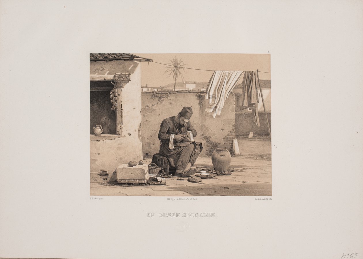 Ein griechischer Schuhmacher von Johan Adolph Kittendorff