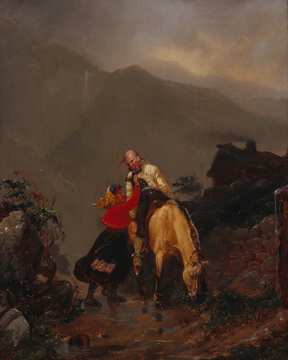 Von der Kirche von Adolph Tidemand