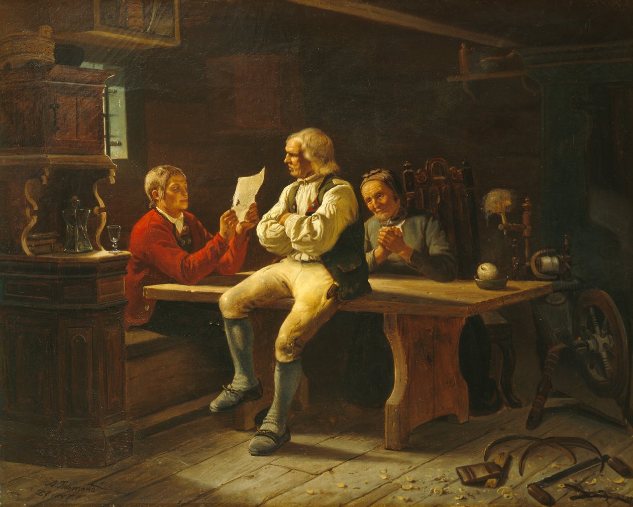 Brief aus Amerika von Adolph Tidemand