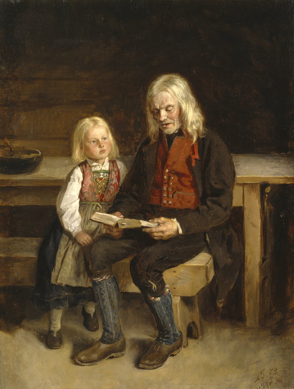 Samstagabendgebete von Adolph Tidemand