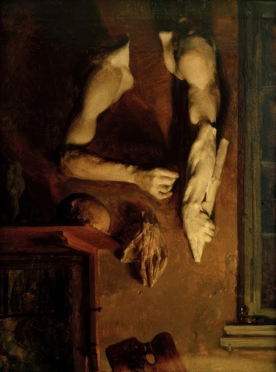 Atelierwand von Adolph Menzel