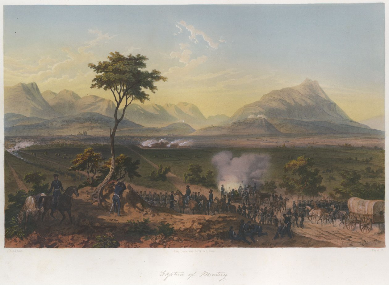 Eroberung von Monterey von Adolphe Jean Baptiste Bayot