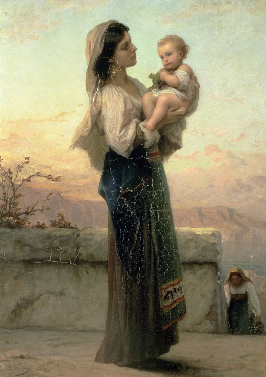 Madonna mit Kind von Adolphe Jourdan