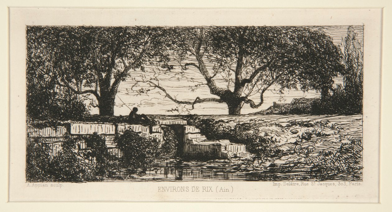 Umgebung von Rix (Ain) von Adolphe Appian