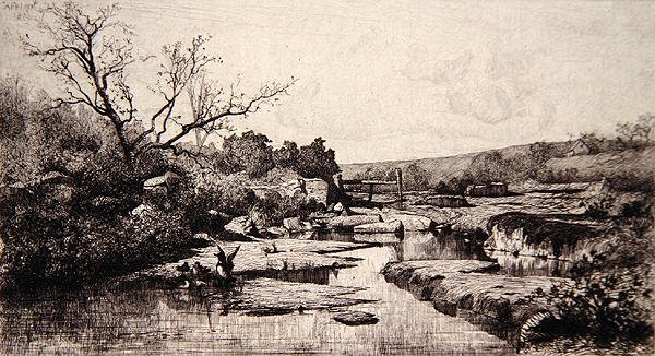 Quelle des Albarine-Flusses von Adolphe Appian