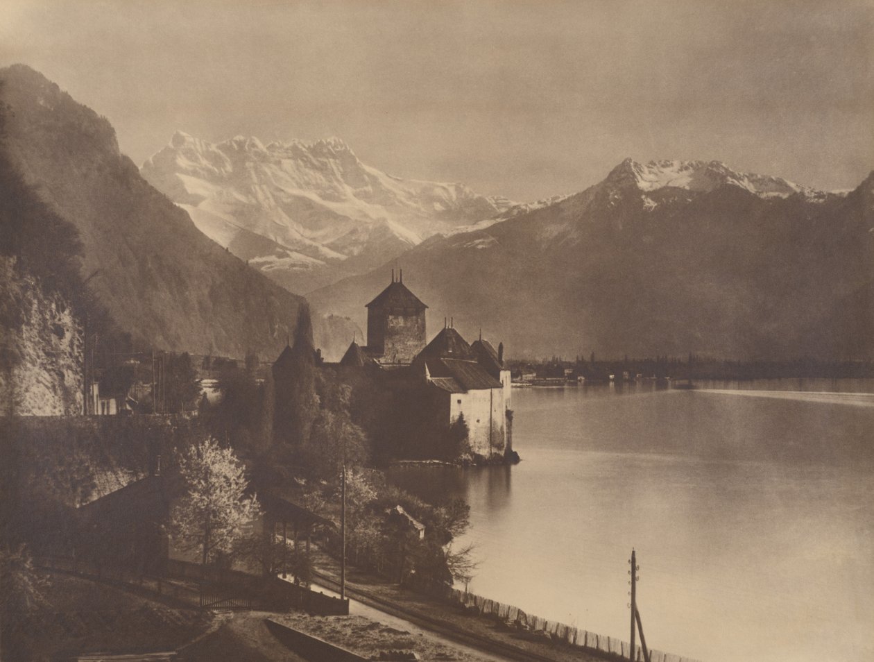 Schloss Chillon von Adolphe Braun