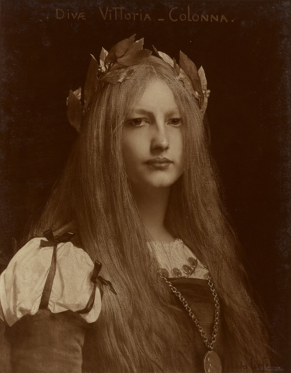 J. Febres "Vittoria Colonna" von Adolphe Braun