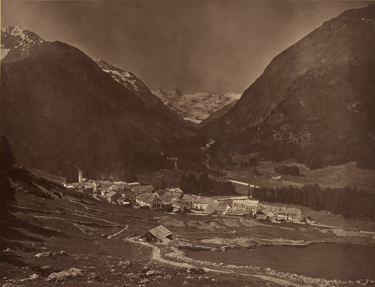 Pontresina von Adolphe Braun