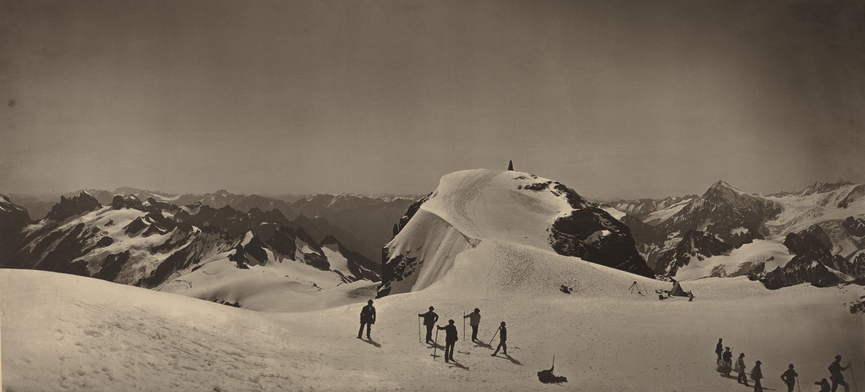 Gipfel des Mont Titlis, Schweiz, 1866 von Adolphe Braun