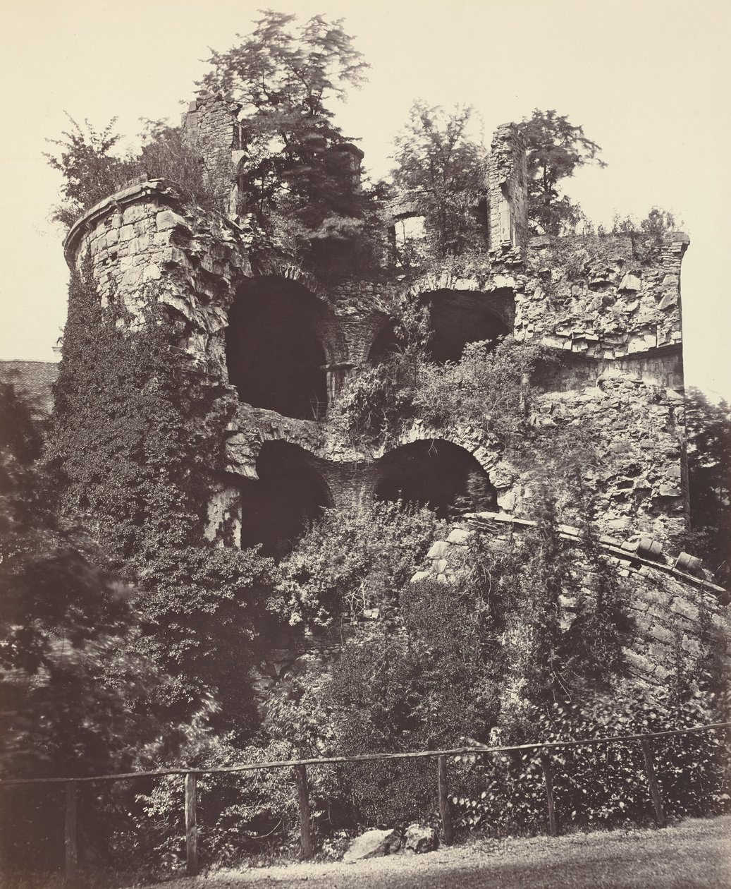 Der gesprengte Turm, Heidelberger Schloss von Adolphe Braun
