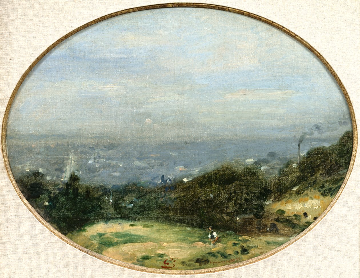 Ansicht von Le Havre, 1875 von Adolphe Felix Cals