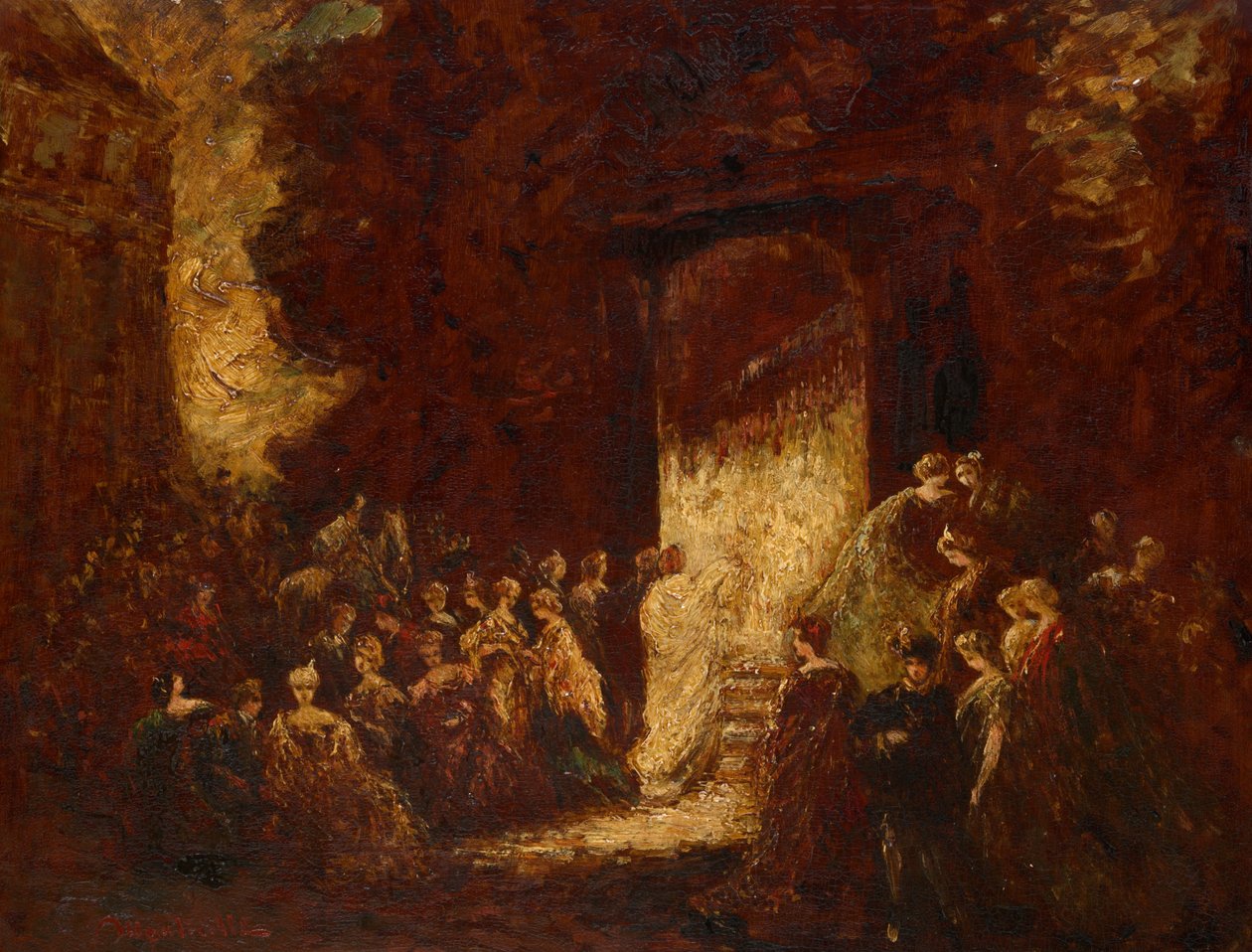 Nachmittagsfest von Adolphe Joseph Thomas Monticelli